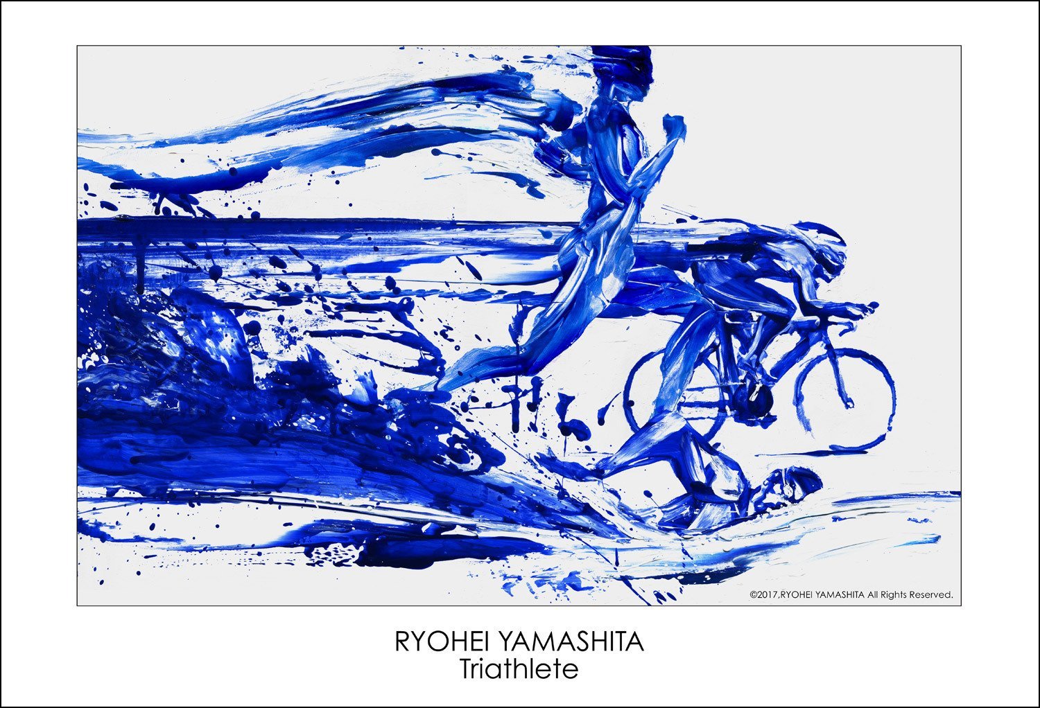 Giclee Poster "Triathlete" Giclee Poster "Triathlete"