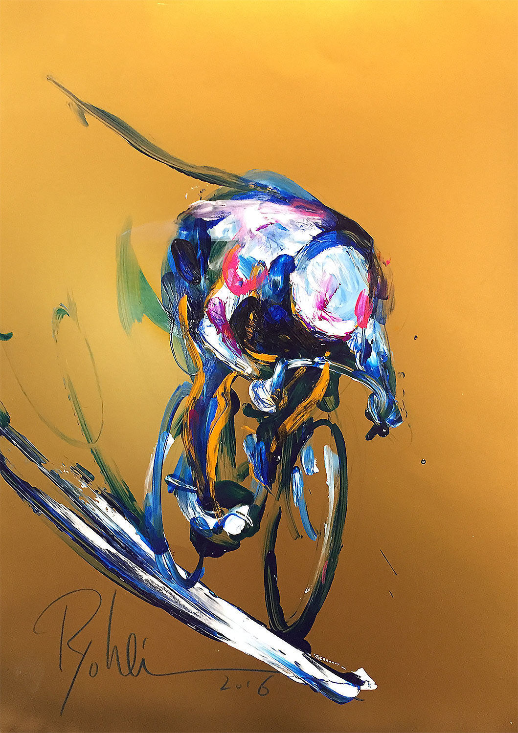 Original piece "Keirin 3" Original piece "Keirin 3"