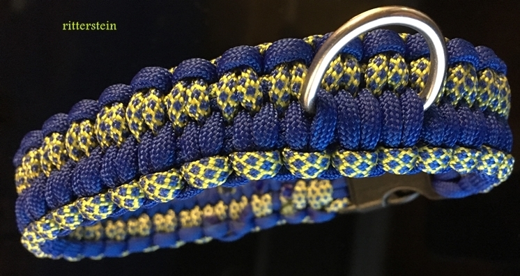 Hundehalsband-Yelloblue doppel