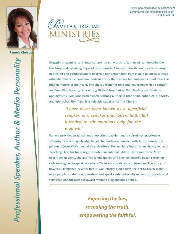 Faith-based One Sheet