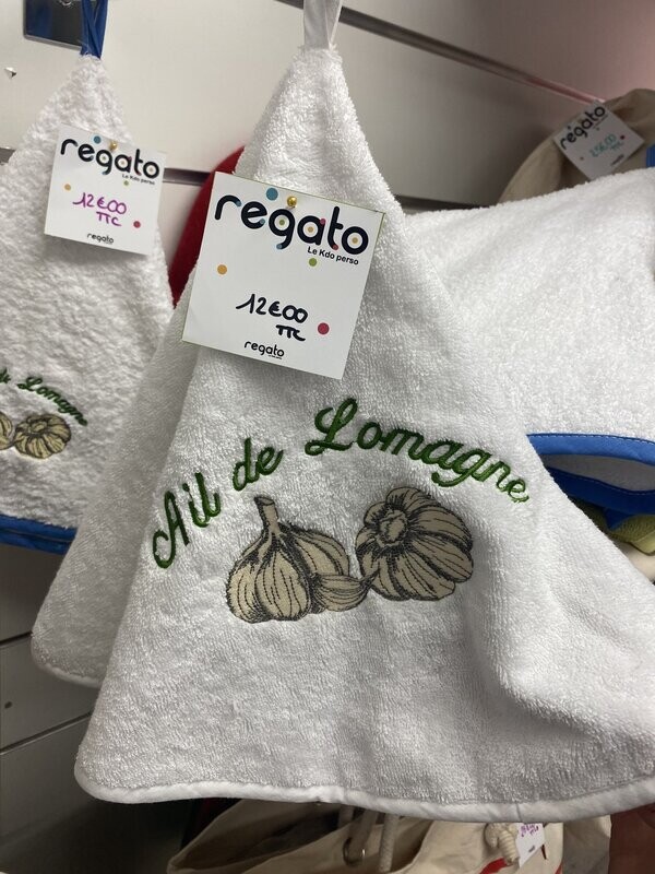 Essuie main   "Ail de lomagne "