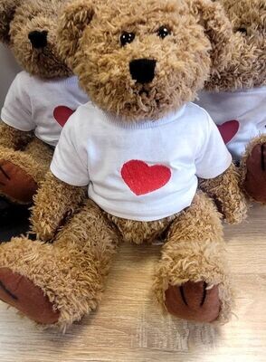 Peluche Teddy avec t-shirt brodé
