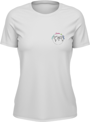 T-shirt Femme - Maman du monde