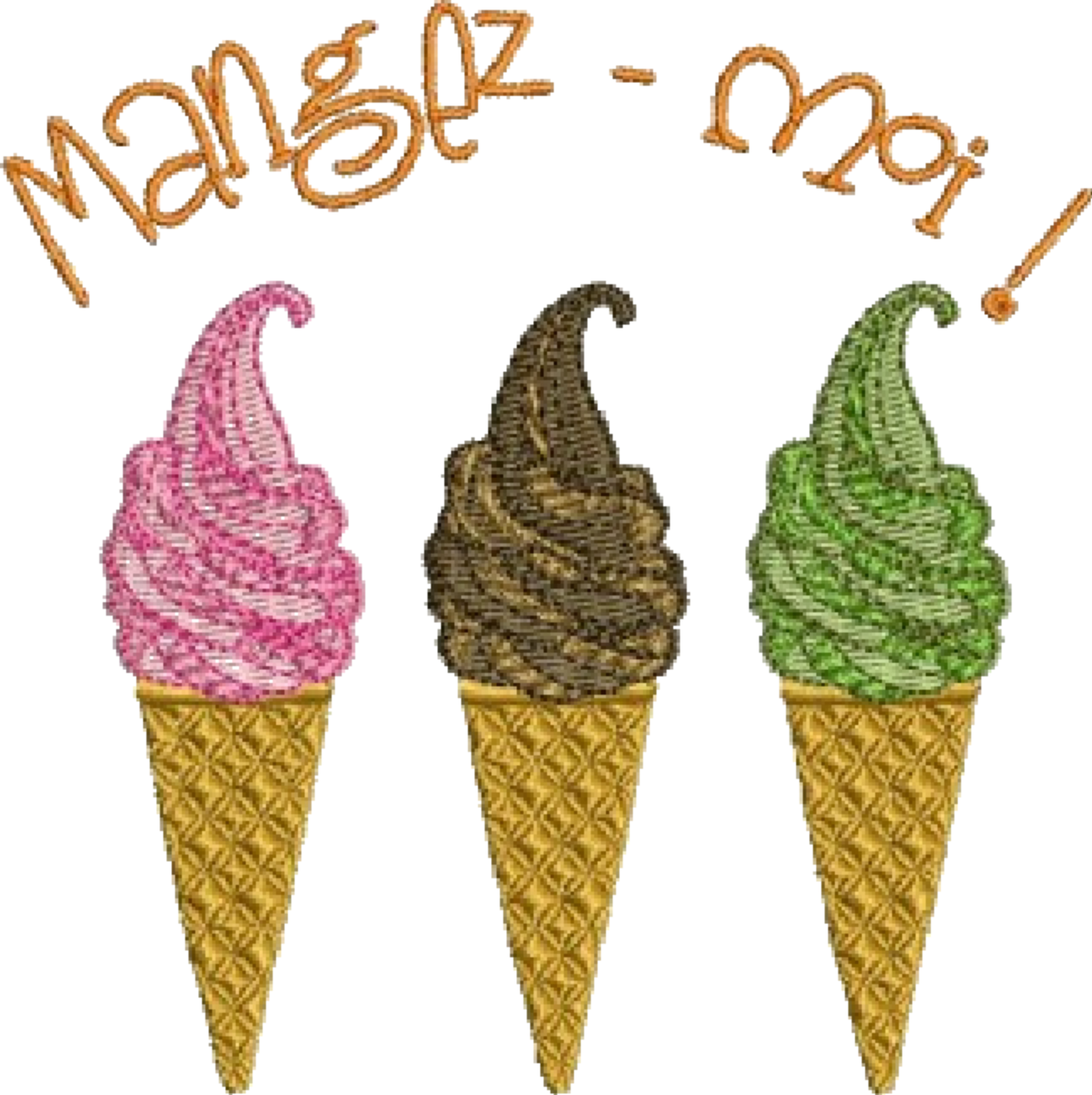 Pochette - Glace à l'italienne