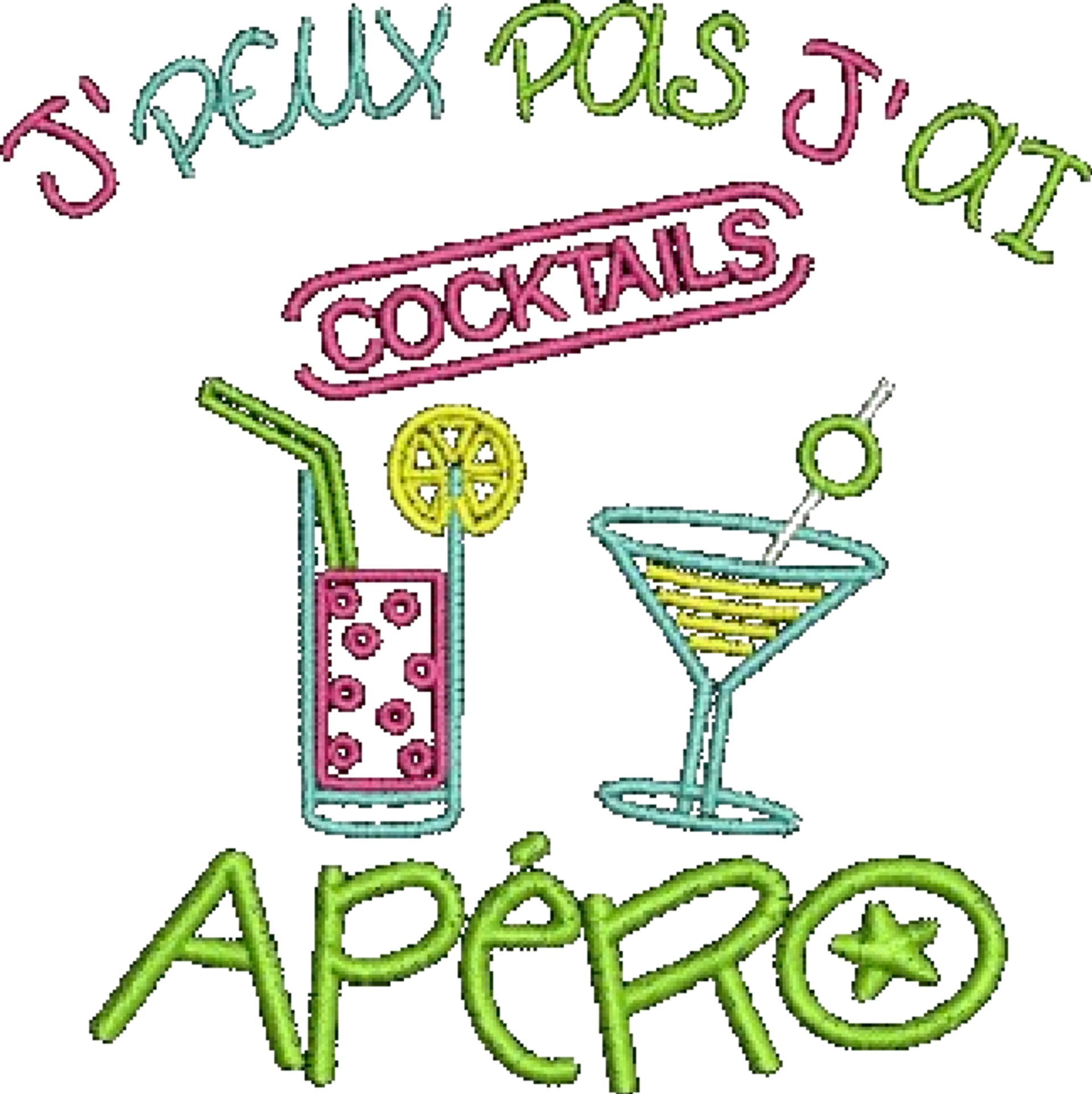 Sac shopping - Tote Bag - Je ne peux pas j'ai apéro