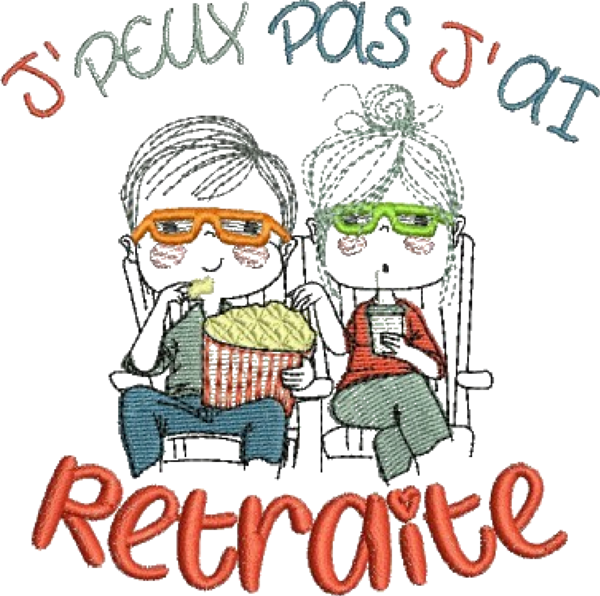 Pochette - Je ne peux pas j'ai retraite