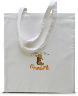 Sac shopping - Tote Bag - Je ne peux pas j'ai country