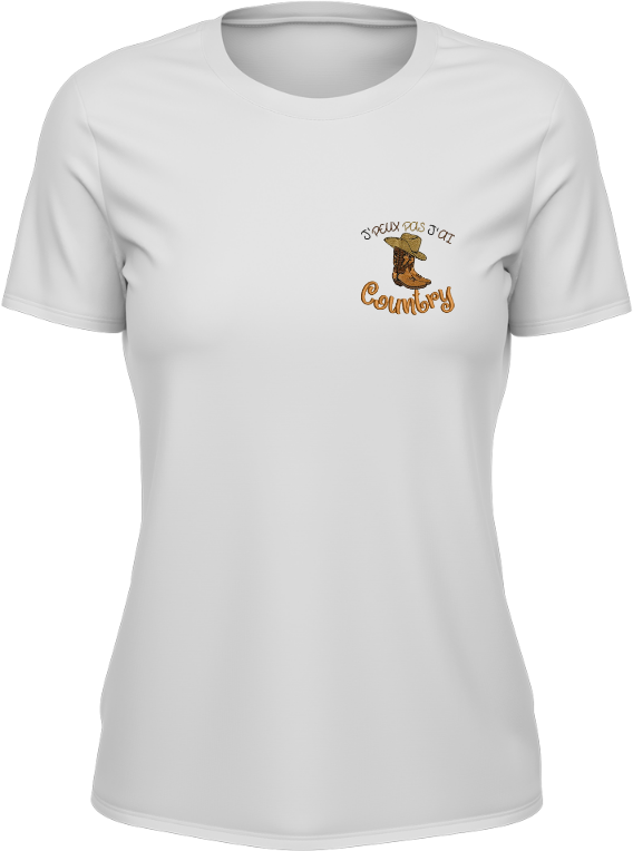 T-shirt Femme - Je ne peux pas j'ai country