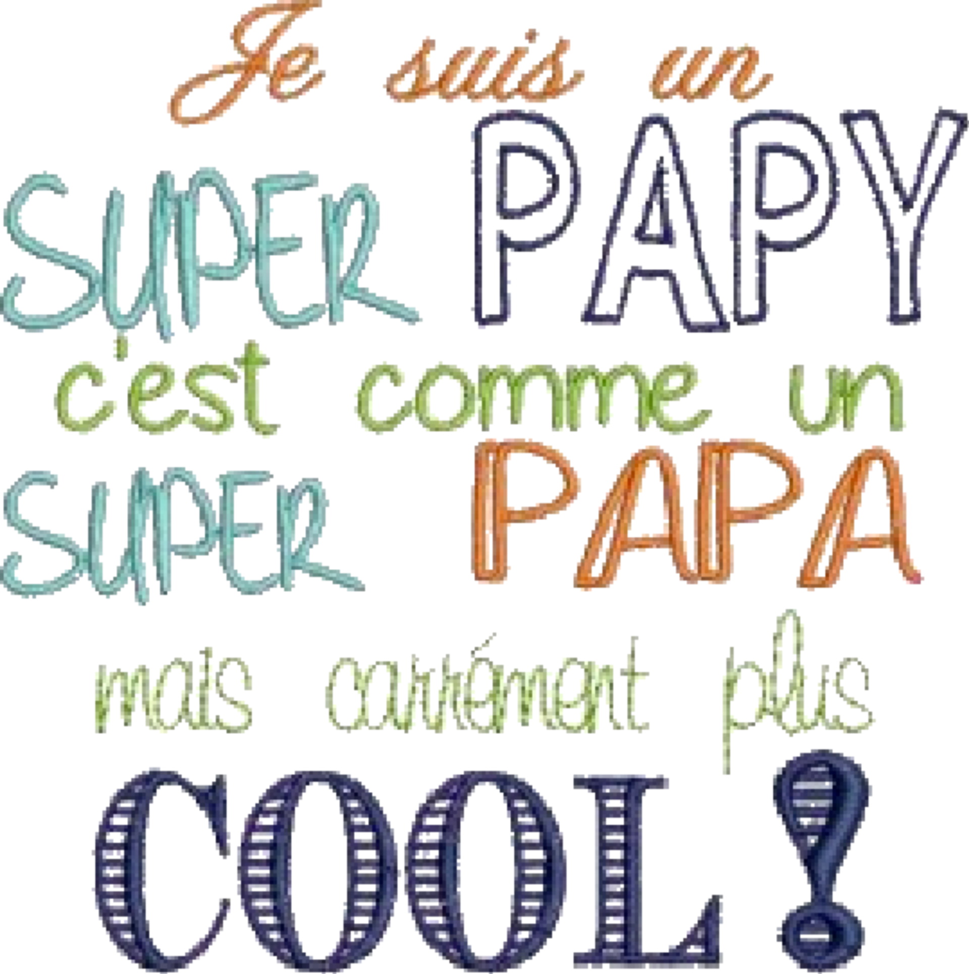 Tablier - Super mamie / Super papi