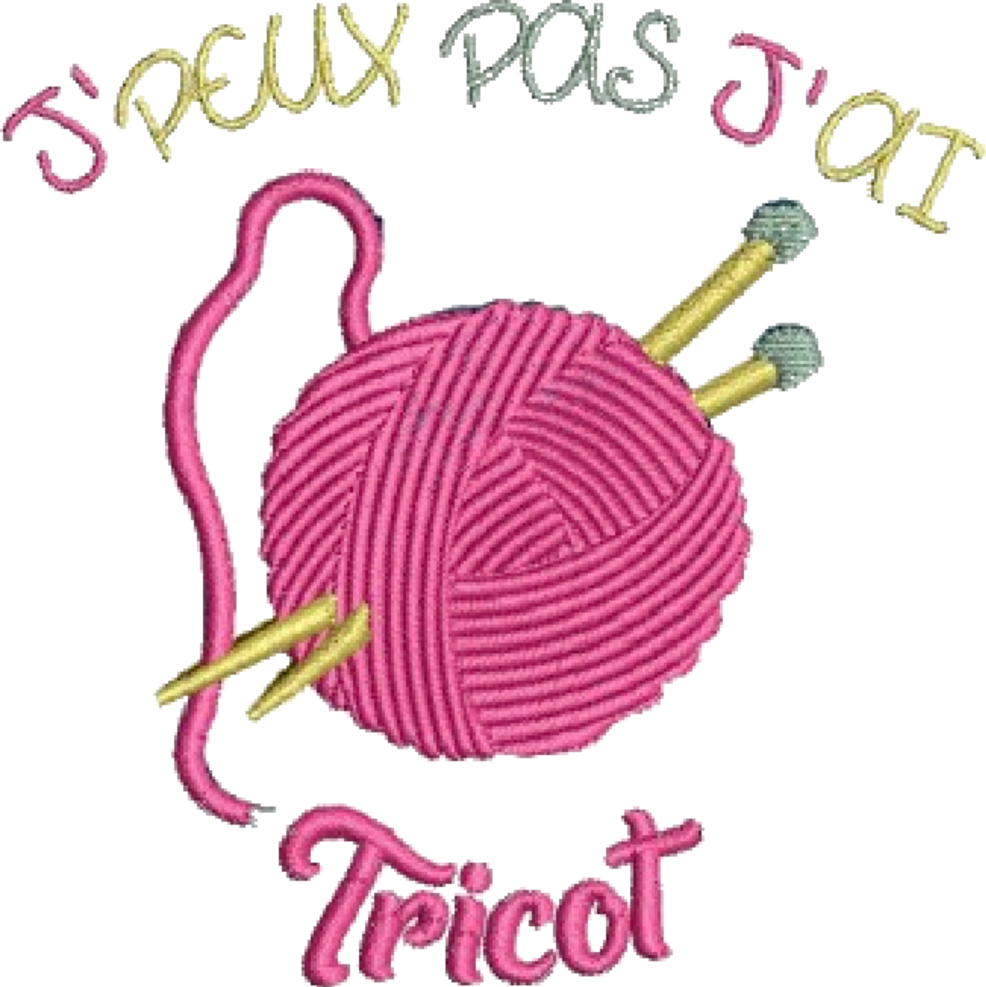 Sac shopping - Tote Bag - Je ne peux pas j'ai tricot