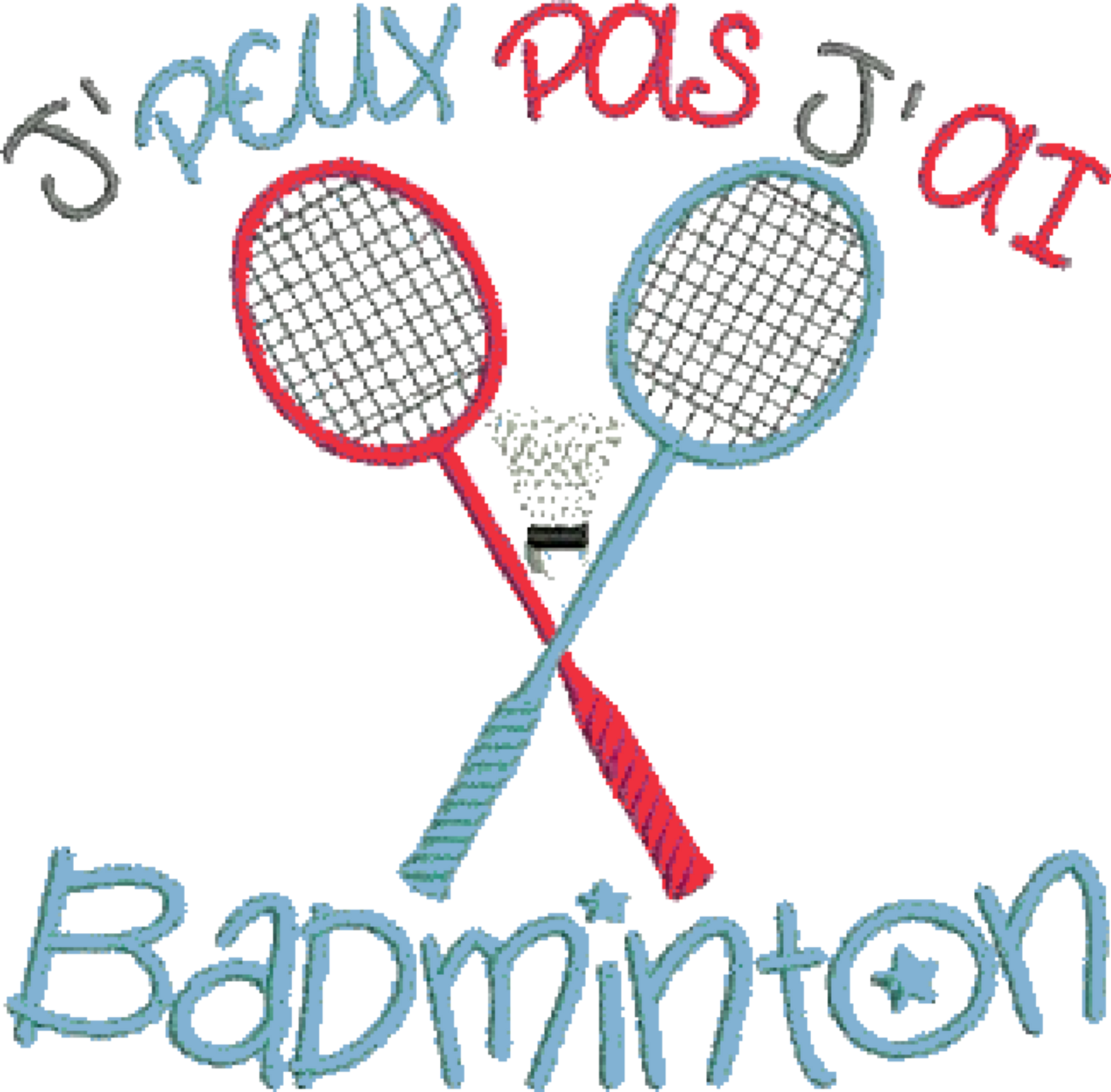 Body bébé - Je ne peux pas j'ai badminton