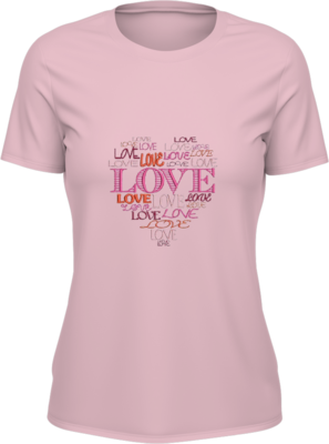 T-shirt Femme - Love cœur