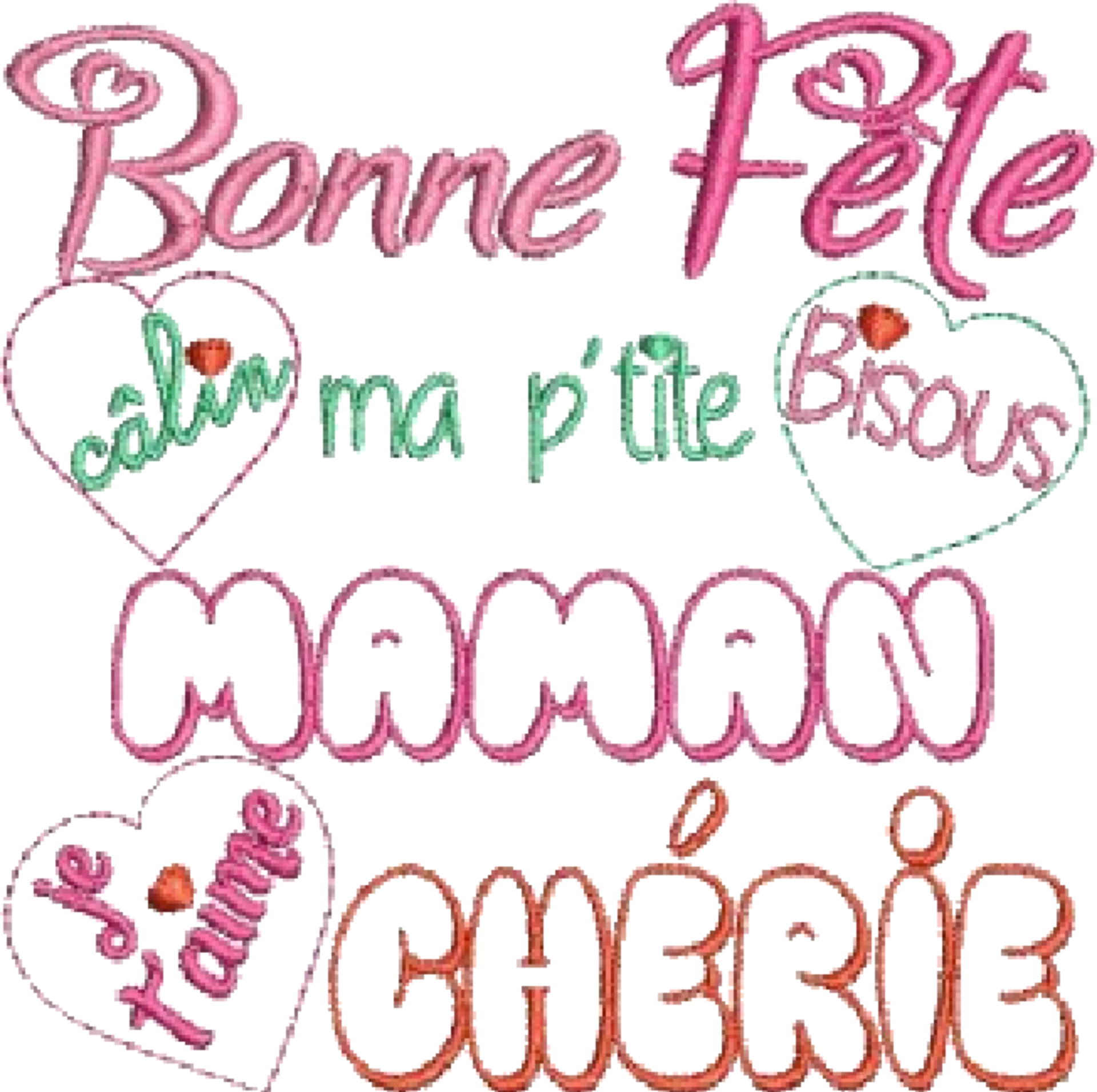 Pochette - Bonne fête Maman