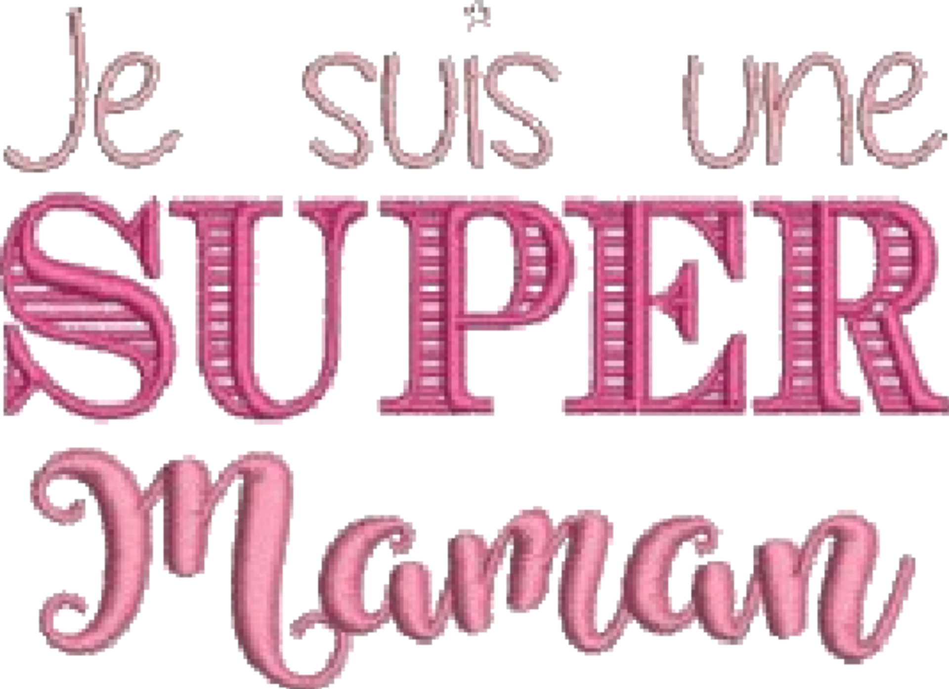 Pochette - Je suis une super maman