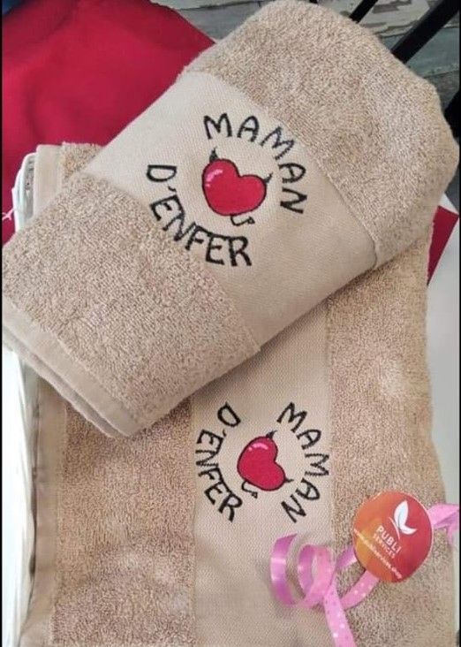 Serviette de bain - Maman d'enfer