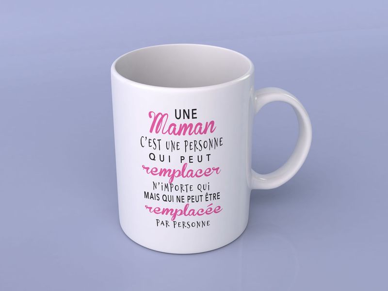 Mug "Une maman c'est une personne qui peut..."