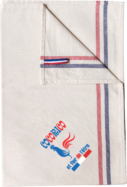 Pack Torchon + Tablier Origine France Coocorico