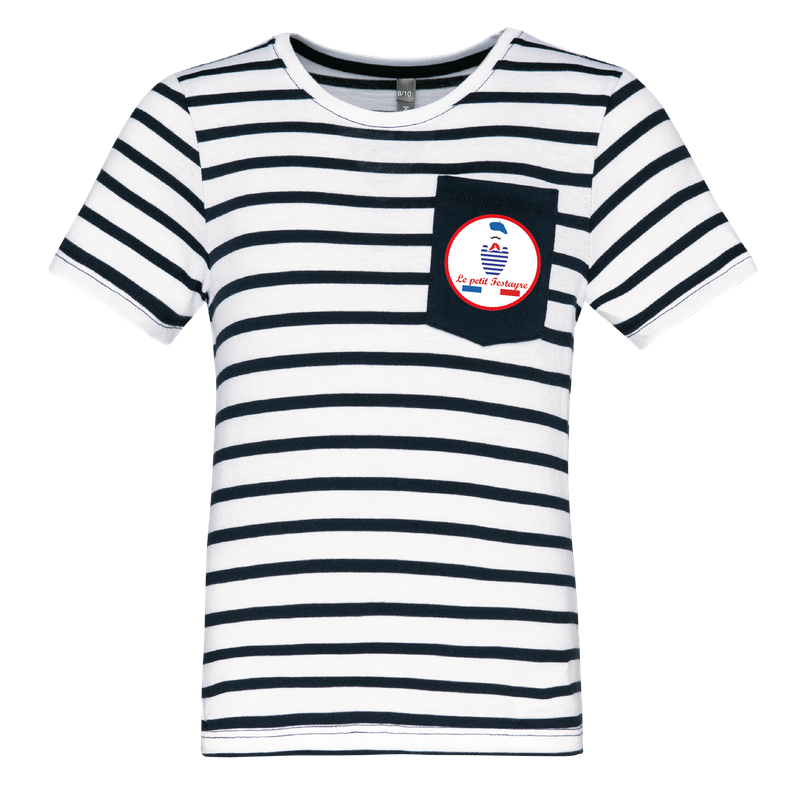 T-shirt Enfant Marinière - Le petit Festaire