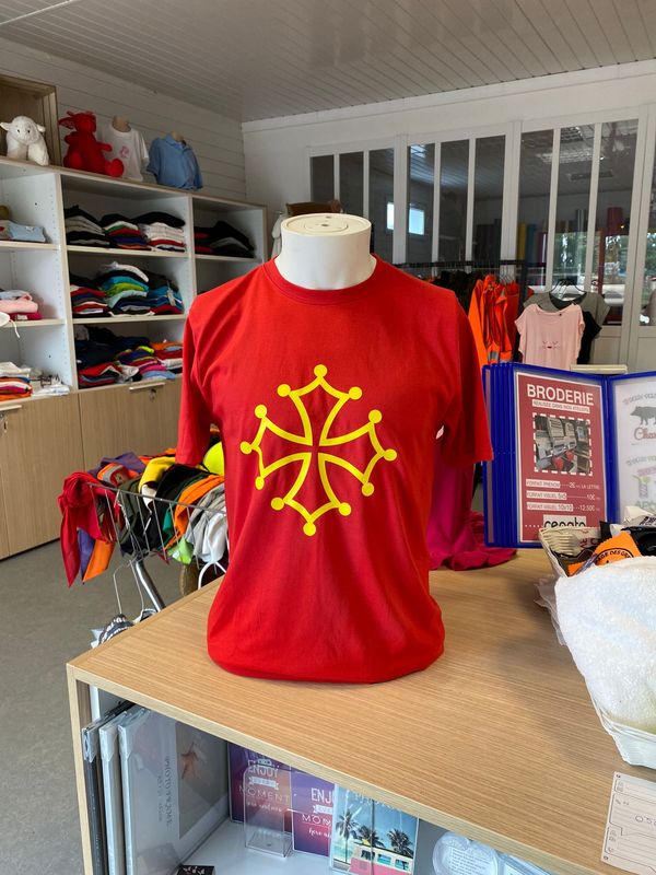 T-shirt mixte - logo Occitanie - modèle unique T-shirt mixte - logo Occitanie - modèle unique