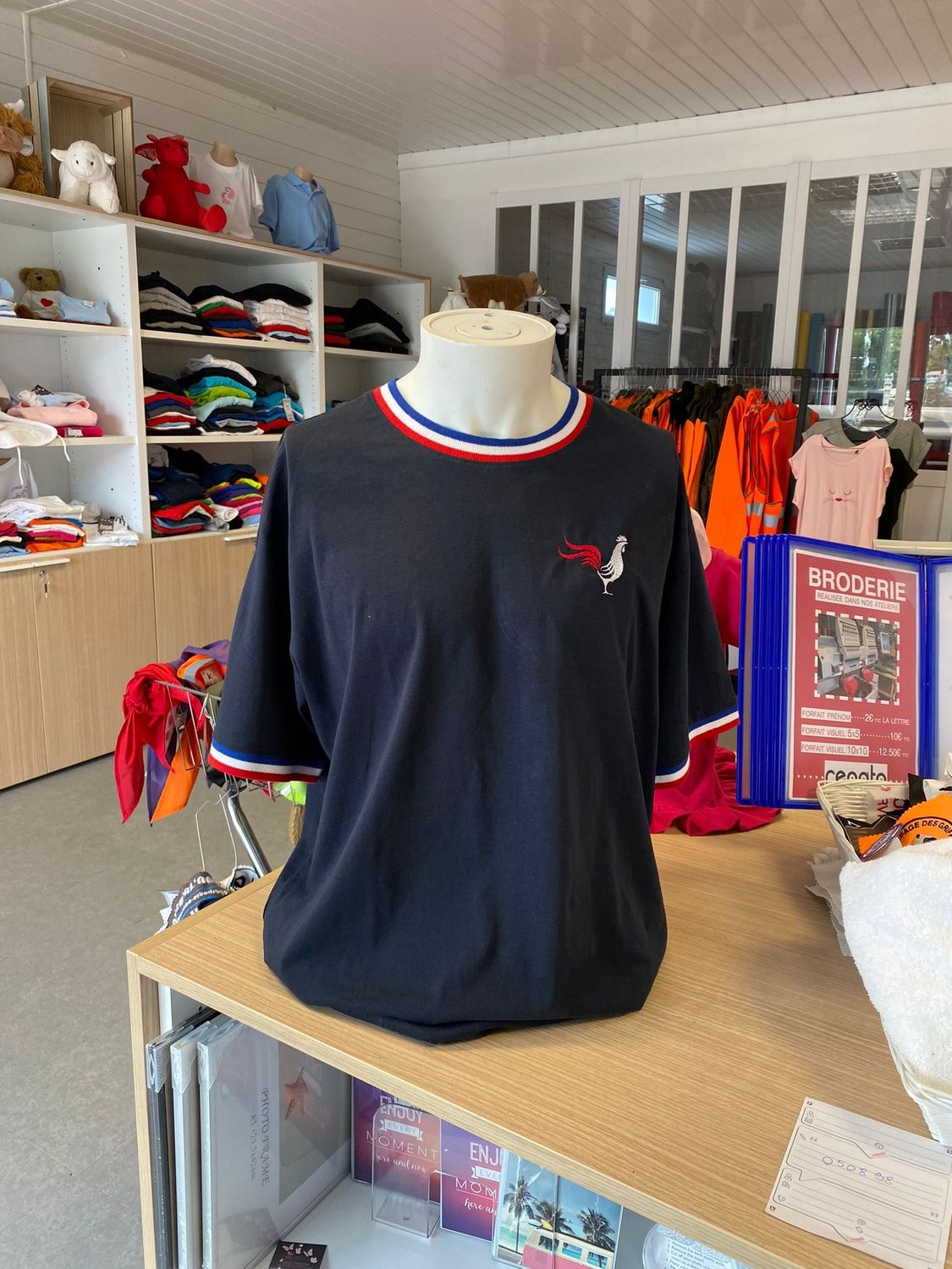 T-shirt homme - logo coq Français - modèle unique