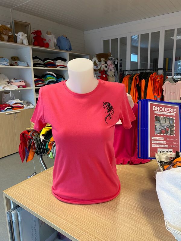 T-shirt Femme - Tête de cheval - modèle unique