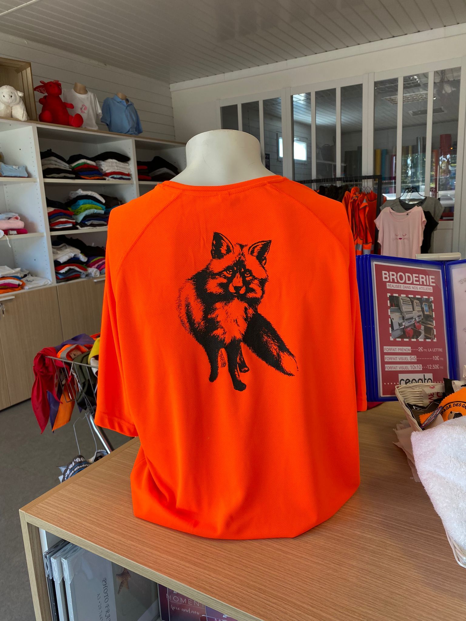 T-shirt homme - Cassayre - Renard - modèle unique