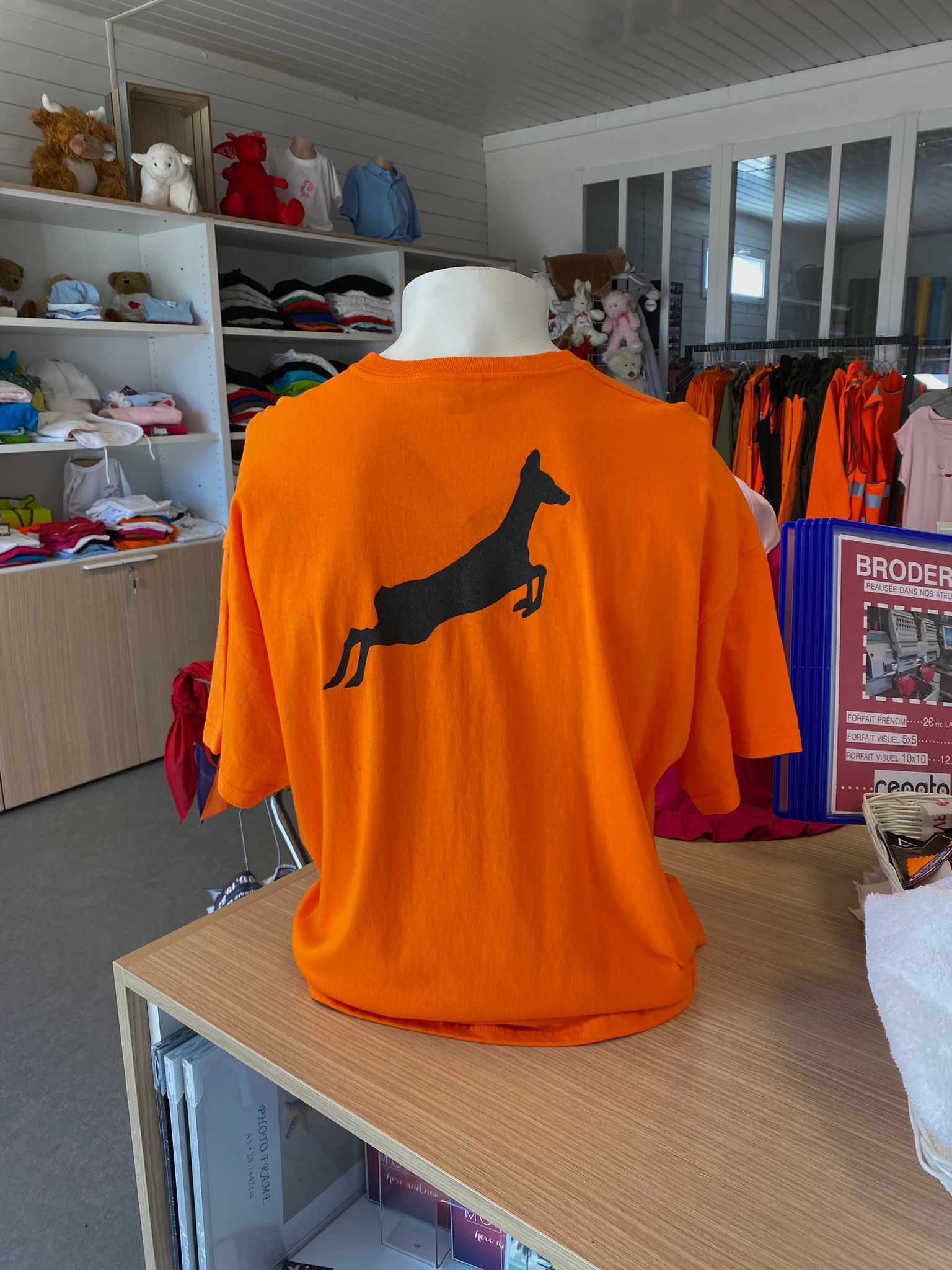 T-shirt homme - Cassayre - Chevreuil - modèle unique