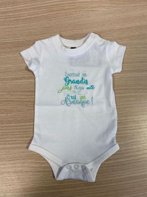 Body bébé - Ne grandis pas trop vite - modèle unique