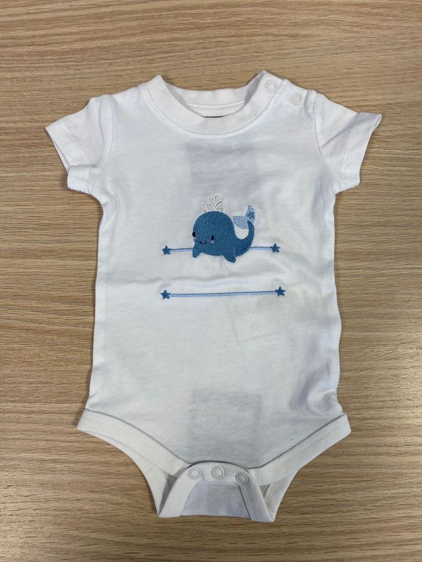 Body bébé - Baleine - modèle unique Body bébé - Baleine - modèle unique