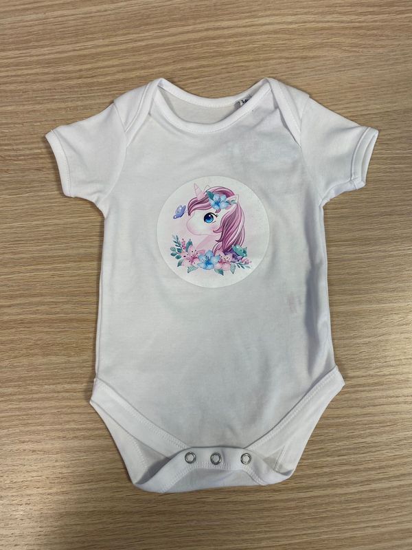 Body bébé - Licorne - modèle unique Body bébé - Licorne - modèle unique