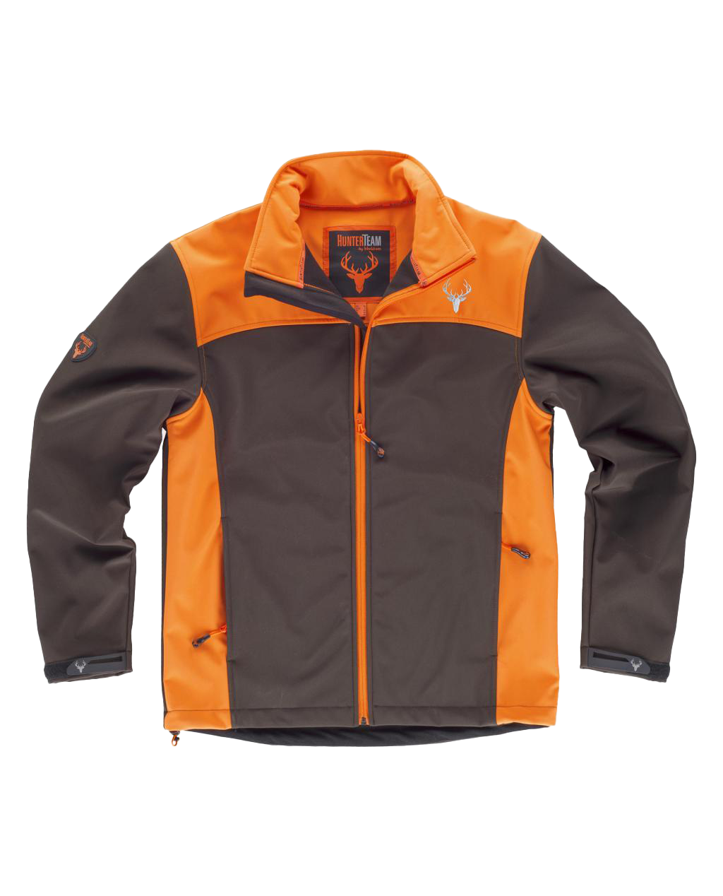 S8630 - Veste SPORT WORKSHELL - MARRON / ORANGE