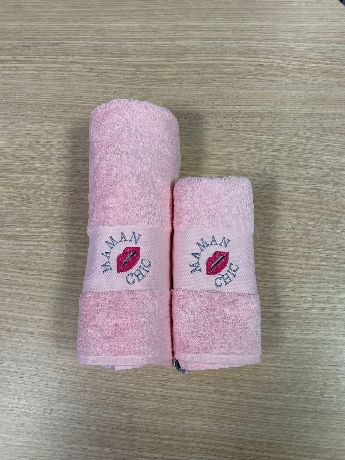Lot serviette de bain - Maman chic