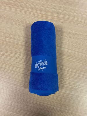 Serviette de bain - Je suis un super papa