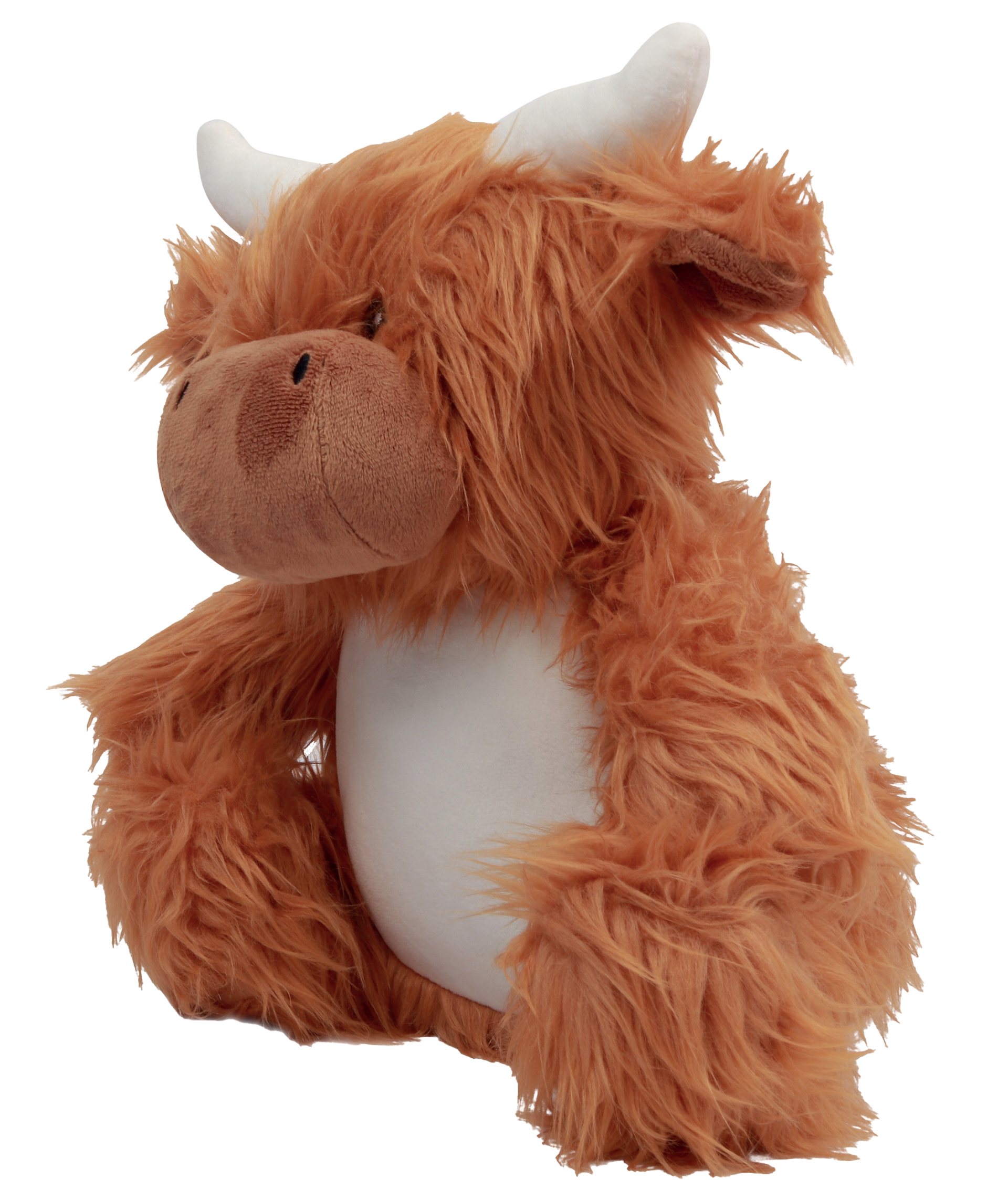 Peluche zippée vache - personnalisable avec prénom brodé