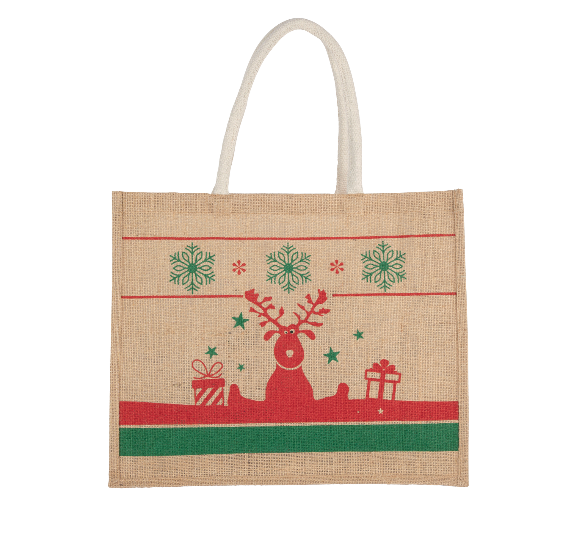 Sac shopping avec motifs de Noël