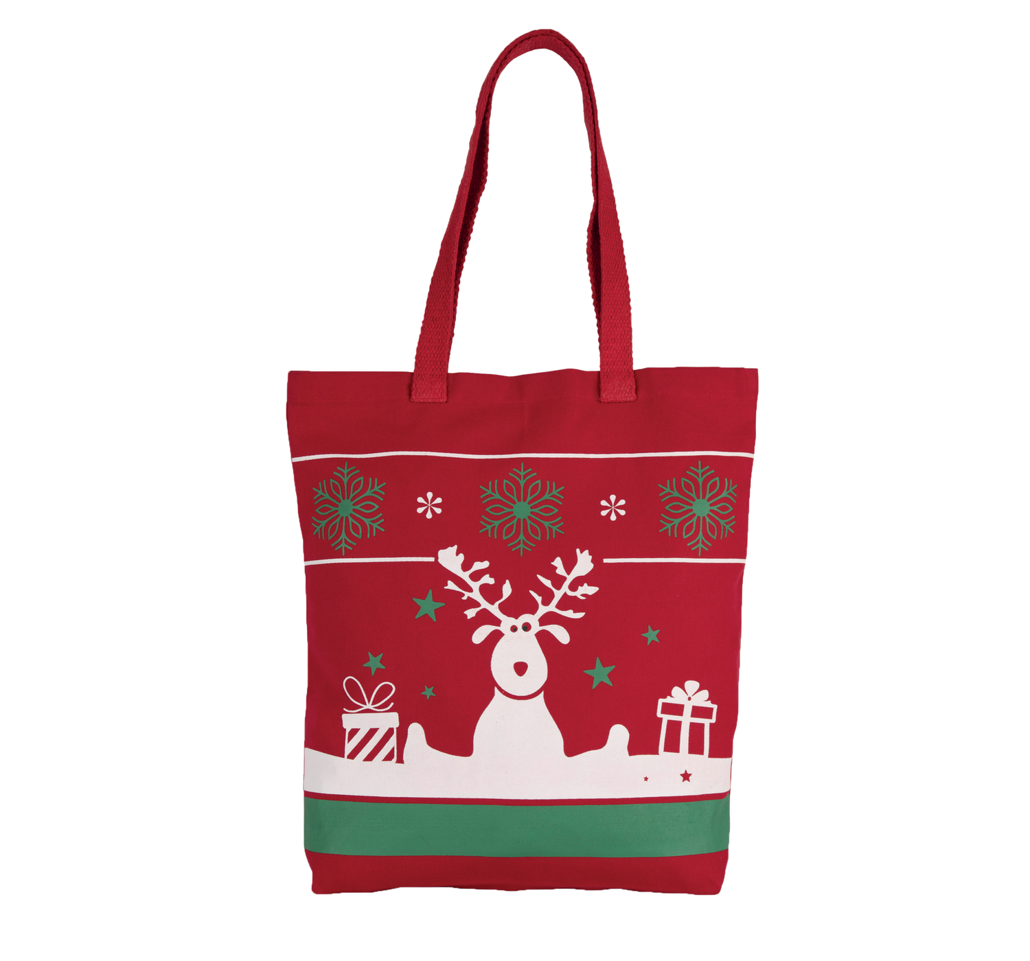 Sac shopping avec motifs de Noël