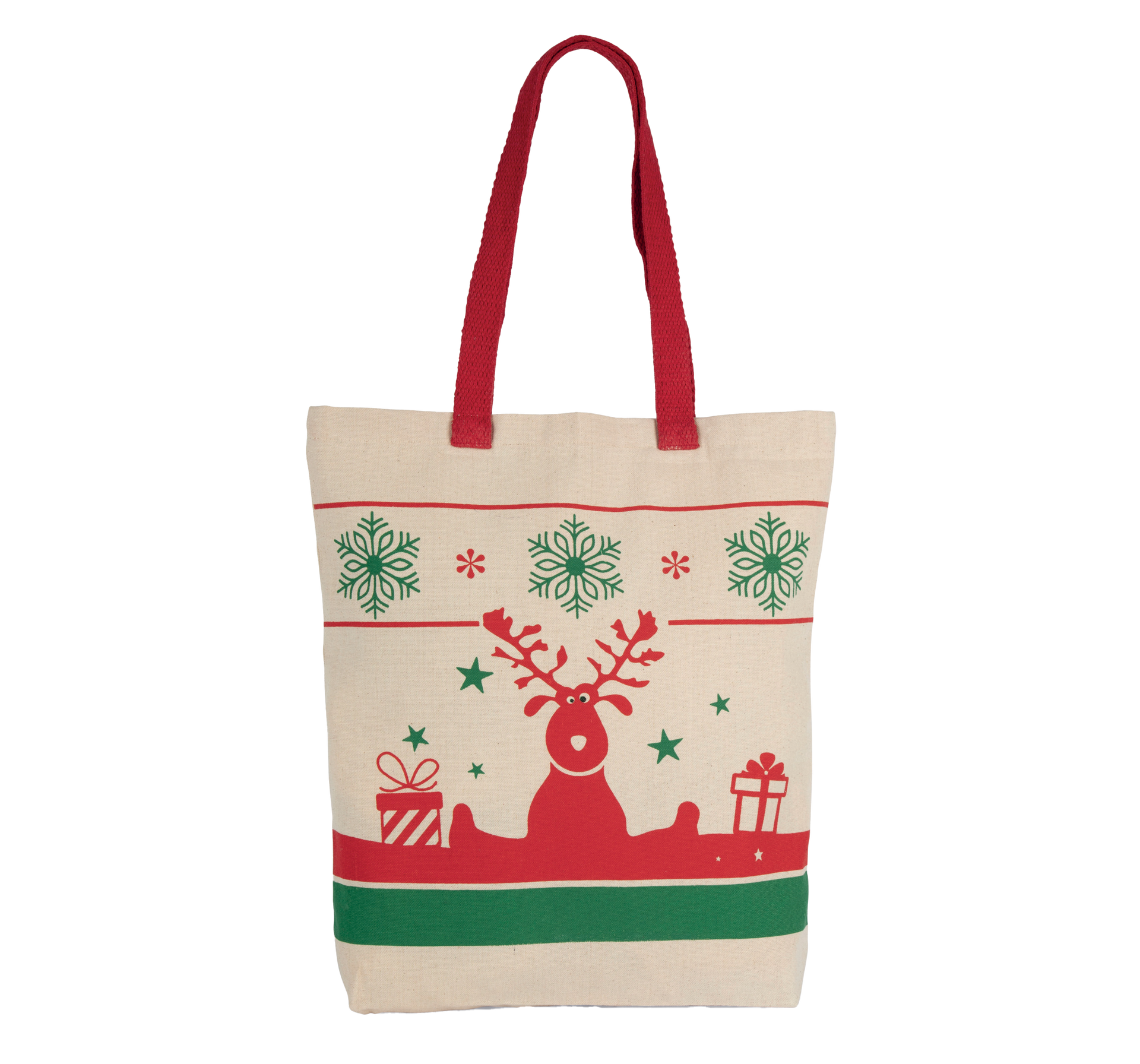 Sac shopping avec motifs de Noël