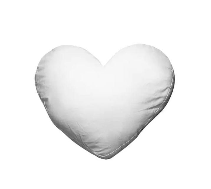 Coussin forme cœur  - marquage numérique