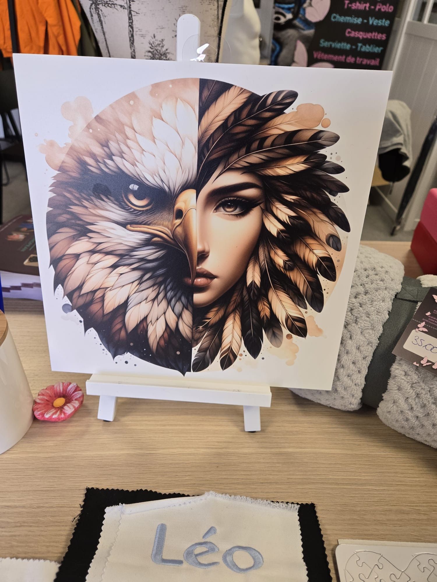 Tableau  Collection La belle et la bête 30x30cm