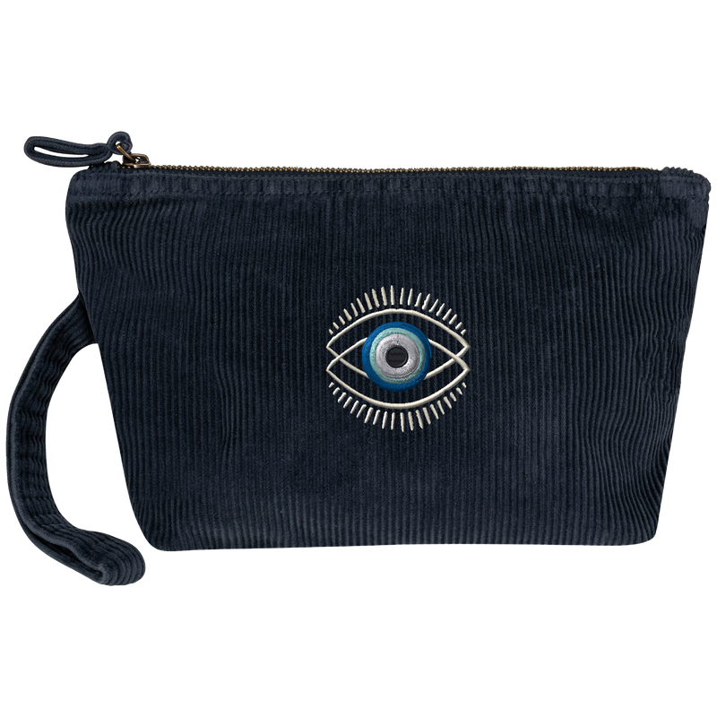 Pochette écoresponsable en velours côtelé Collection Occhio