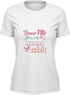 T-shirt Femme - Bonne fête Maman