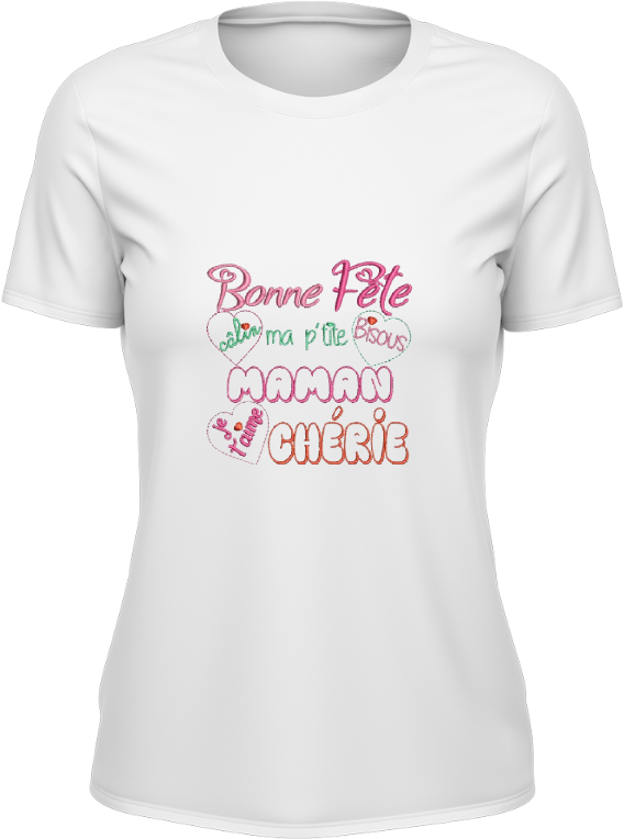 T-shirt Femme - Bonne fête Maman