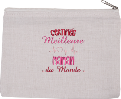 Pochette - Certifié meilleure maman du monde