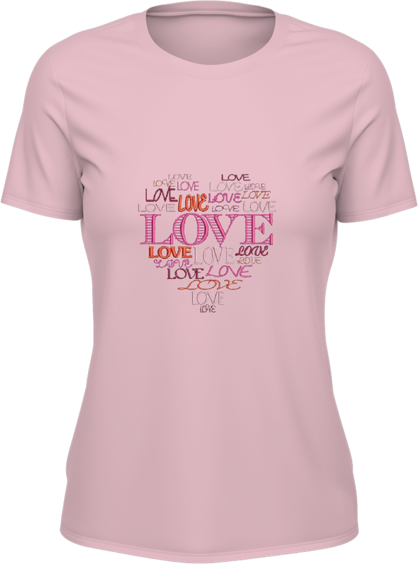 T-shirt Femme - Love cœur