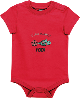 Body bébé - Je ne peux pas j'ai foot