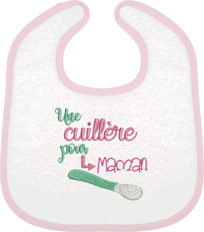 Bavoir - Une cuillère pour Papa / Maman