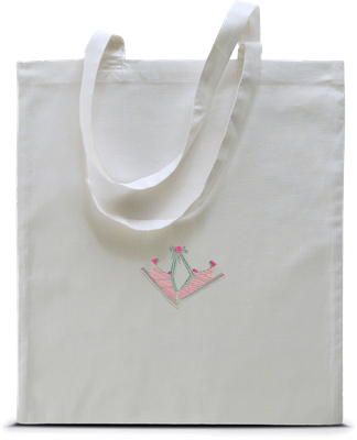 Sac shopping - Tote Bag - Basket rose Sac shopping - Tote Bag - Basket rose