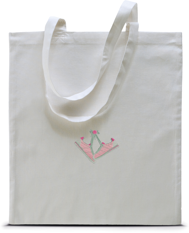 Sac shopping - Tote Bag - Basket rose