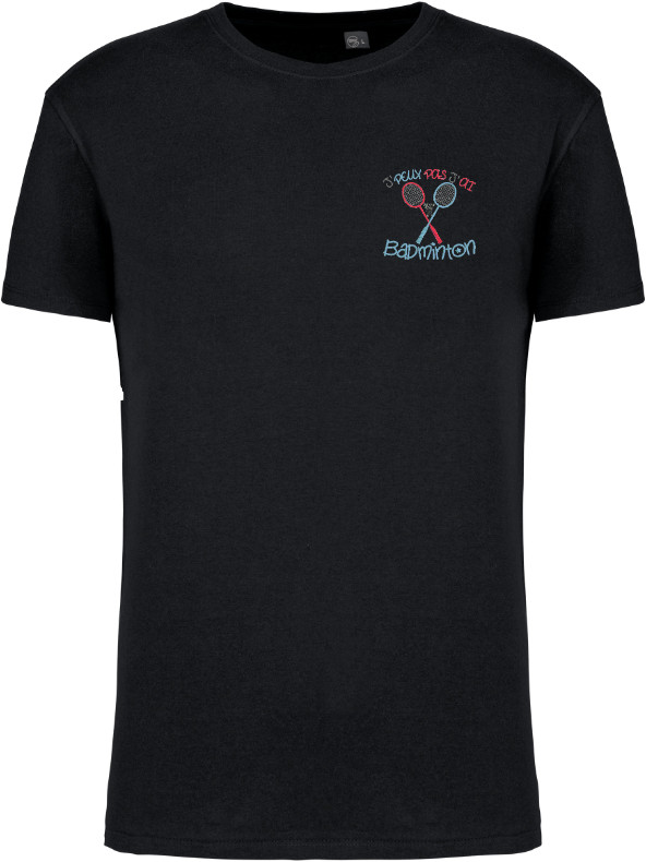 T-shirt homme - Je ne peux pas j'ai badminton