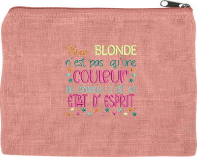 Pochette - Texte blonde